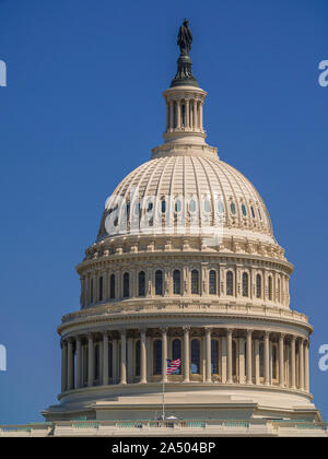 Dome of the US Capitol Building in Washington D.C. - USA Stock Photo