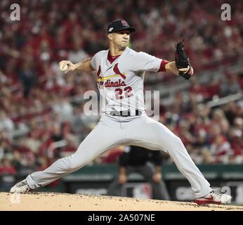 Cardinals' Jack Flaherty Shares Hug with Mom After Playoff Victory