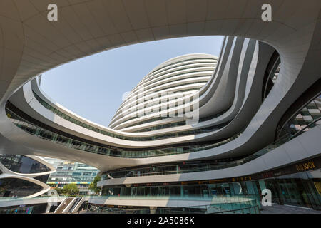 Beijing, China – October 1, 2019: Galaxy SOHO building in Beijing, China. Stock Photo