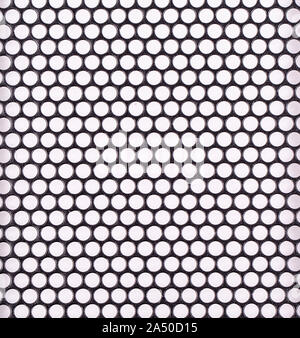 The new metal background with circles on white Stock Photo
