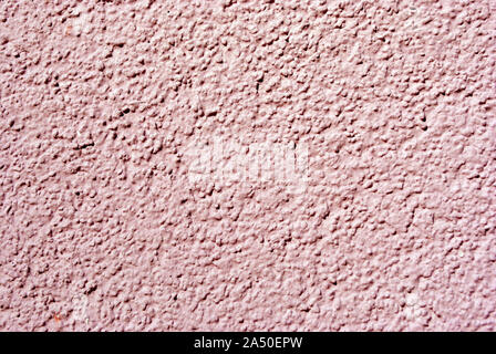 Pink textured painted surface close up detail, grunge horizontal shabby background Stock Photo