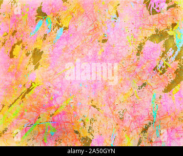 Abstract floral design on a grunge background Stock Photo - Alamy