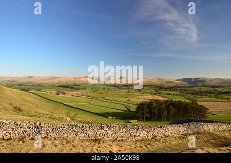 Howgill Fells and Eden Valley, in Spring, Cumbria Stock Photo