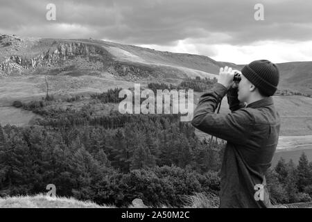 Manchester Lancashire Hartshead pike dove stones Stock Photo