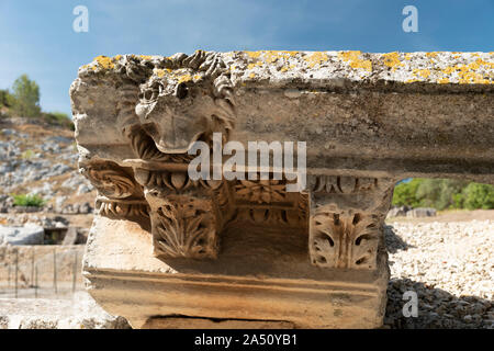 The Roman ruins of Glanum, San Remy, Provence, France. Stock Photo