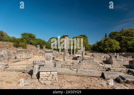 The Roman ruins of Glanum, San Remy, Provence, France. Stock Photo