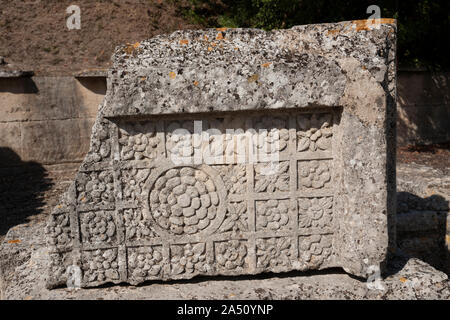 The Roman ruins of Glanum, San Remy, Provence, France. Stock Photo