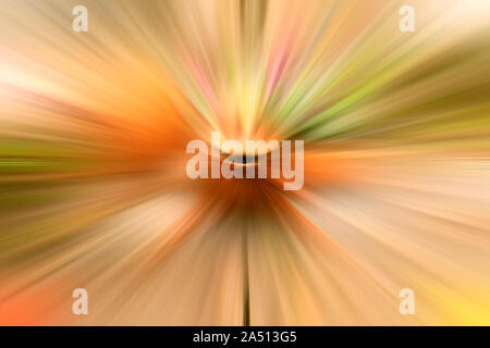 Autumn theme, fall displaces the summer with brute force and wins Stock Photo