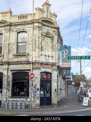 Inner city pub and bar Prince Patrick Hotel 1887 Victoria Parade Collingwood Melbourne Victoria Australia. Stock Photo