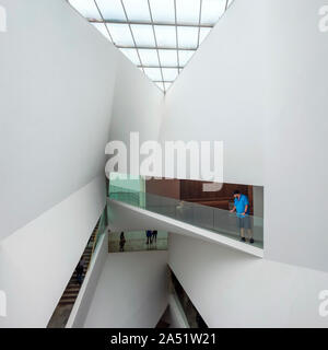 Tel Aviv Museum of Art, interior of the Herta and Paul Amir Building. Tel Aviv, Tel Aviv-Yafo, Israel. Stock Photo