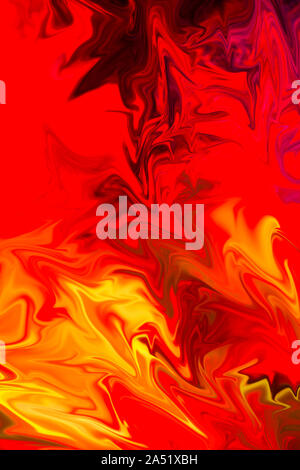 Stylish light painting with red, yellow and orange colors, on background Stock Photo