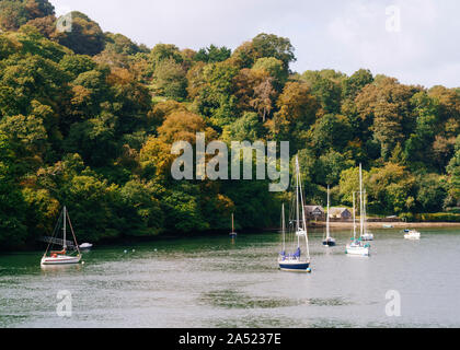 The grounds of Greenway, a house overlooking the river Dart, which Christie acquired in 1938. Stock Photo