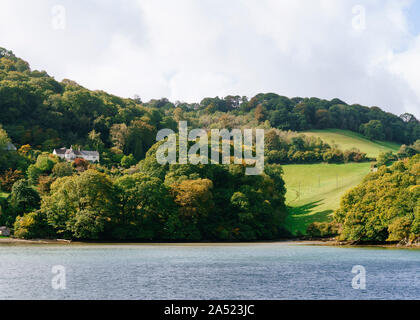 The grounds of Greenway, a house overlooking the river Dart, which Christie acquired in 1938. Stock Photo