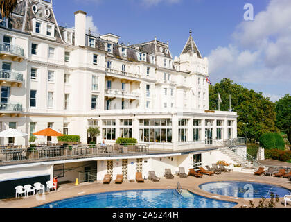 The Grand Hotel, Torquay, where Agatha Christie spent her honeymoon in 1914. Stock Photo
