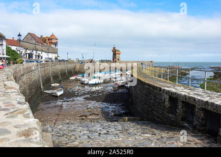 Lynmouth Harbour, Lynmouth, Devon, England, United Kingdom Stock Photo