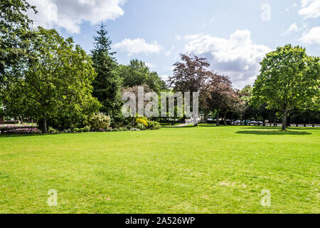 Streets and architecture of the city of Cardiff, Wales. Stock Photo