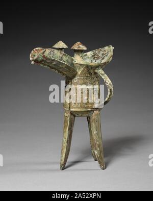 Ritual wine warmer (Jia), Ancient China