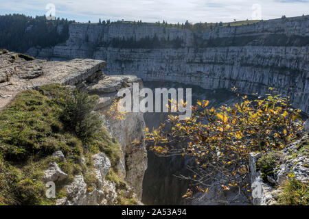 Creux du Van, Le Soliat, Neuchatel, Switzerland, Europe Stock Photo