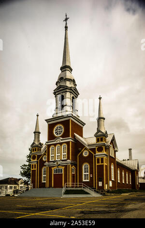 Saint-Fabien Catholic Church   Saint-Fabien, Quebec, CA Stock Photo