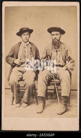 Two unidentified Border Ruffians with swords) - Blackall, photographer ...