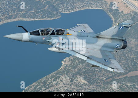DASSAULT MIRAGE 2000-5BG OF 331 SQUADRON GREEK AIR FORCE. Stock Photo
