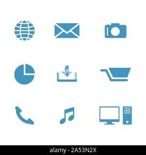 cloud computing vector icon design template Stock Vector