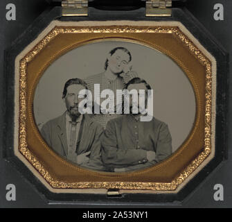 Two unidentified soldiers in Union uniforms Stock Photo - Alamy