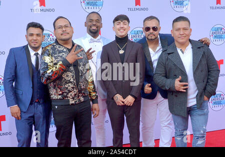 Los Angeles, United States. 17th Oct, 2019. T3R Elemento arrives for the fifth annual Latin American Music Awards at the Dolby Theatre in the Hollywood section of Los Angeles on Thursday, October 17, 2019. The annual event honors outstanding achievements for artists in the Latin music industry. Photo by Jim Ruymen/UPI Credit: UPI/Alamy Live News Stock Photo