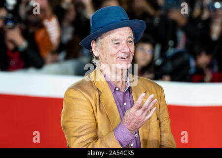 Rome, Italy. 17th Oct, 2019. US actor Bill Murray attends the Motherless Brooklyn red carpet during the 14th Rome Film Festival. Credit: SOPA Images Limited/Alamy Live News Stock Photo