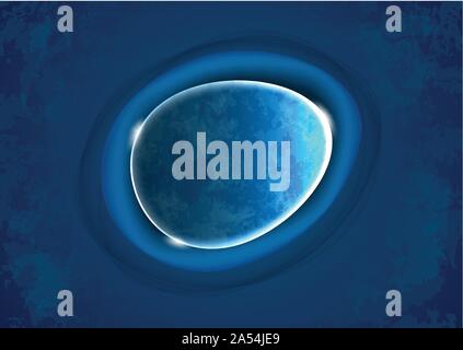 Textured glass bubble Stock Vector