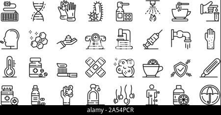Heatstroke prevention linear icons set Stock Vector Image & Art - Alamy