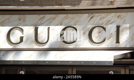Barcelona, Spain - May 25, 2016: Gucci Shop Located On Passeig De Gracia,  One Of The Most Expensive Streets In Europe. Stock Photo, Picture and  Royalty Free Image. Image 57459899.