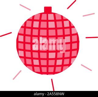 Disco ball vector illustration Stock Vector