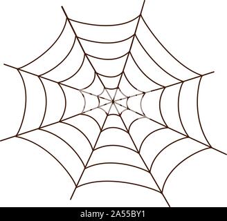 Openwork web, illustration on a white background Stock Vector
