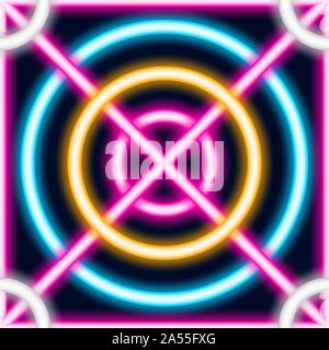 Neon laser lines vector seamless pattern. Vector geometric seamless texture with delicate grid. Neon laser lines pattern. geometric texture with grid Stock Vector