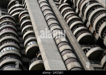 Madrid. Spain. Edificio Torres Blancas on Avenida de América, designed by Spanish architect Francisco Javier Sáenz de Oiza (1918-2000) in 1961, built Stock Photo