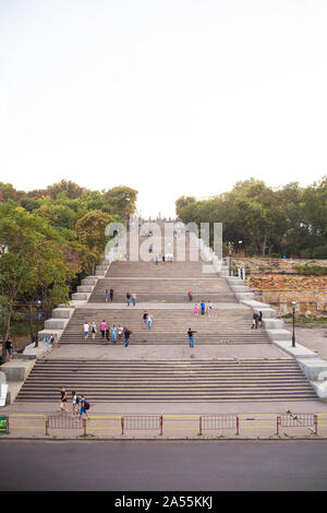 View of the Potemkin steps in Odessa, Ukraine Stock Photo