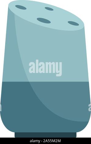 Future smart speaker icon. Flat illustration of future smart speaker vector icon for web design Stock Vector