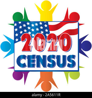 2020 Census United States of America Stock Photo