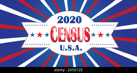 2020 Census United States of America Stock Photo