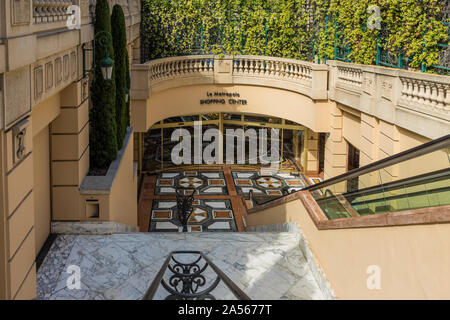 A view in Monte Carlo in Monaco Stock Photo