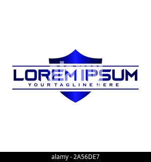 Digital Security Logo Design Template, Cyber Awareness Logo Concept Stock Vector