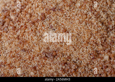 A lot of unrefined brown cane sugar Stock Photo