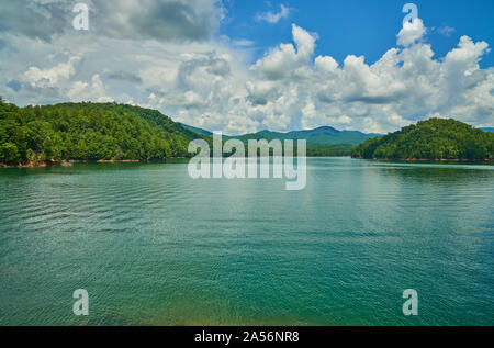 Hiwassee Lake, Murphy NC. Stock Photo