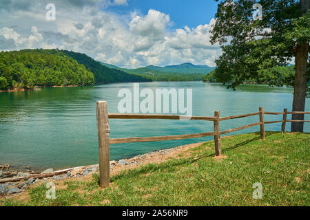 Hiwassee Lake, Murphy NC. Stock Photo