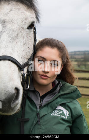 Sophie, horse portrait, 2018 Stock Photo