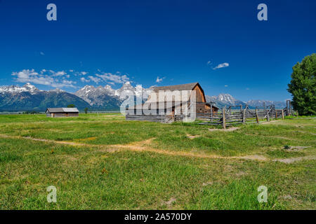 Old Barn at Mormon Row in Grand Teton National Park.