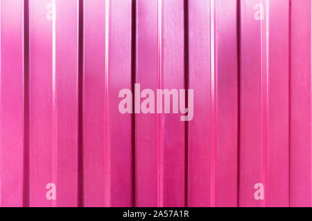 corrugated metal background and texture surface. Burgundy siding Stock Photo