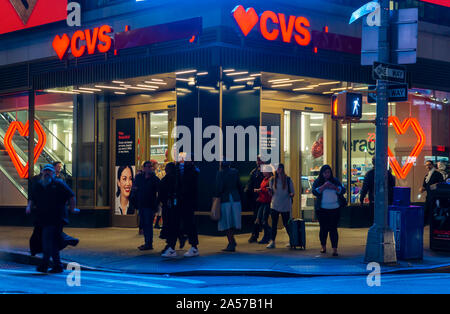 A store in the CVS Health drugstore chain in New York on Tuesday, October 8, 2019. (© Richard B. Levine) Stock Photo