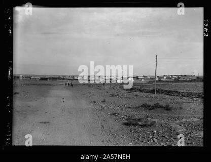 Wady Sha'ib Es-Salt, Amman, etc. British frontier post at Zerka Stock Photo